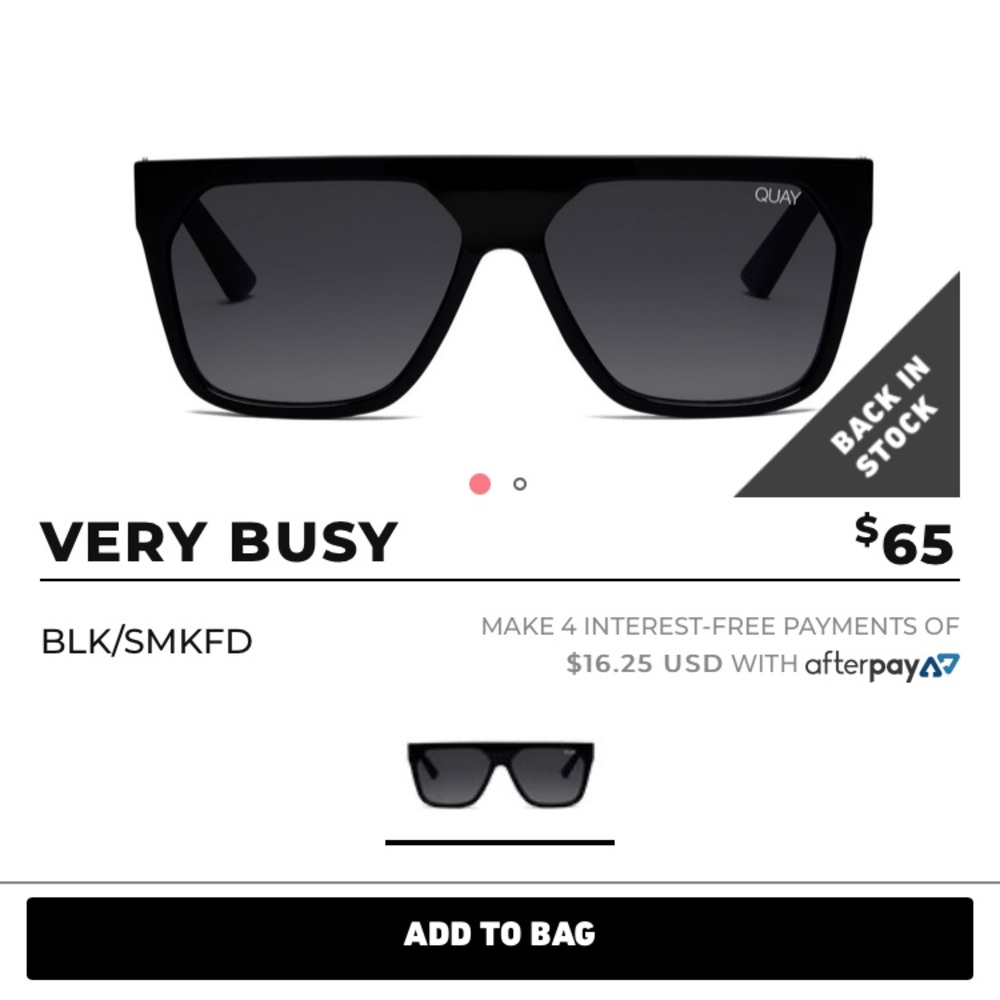 Quay Very Busy blk Sunglasses 🕶